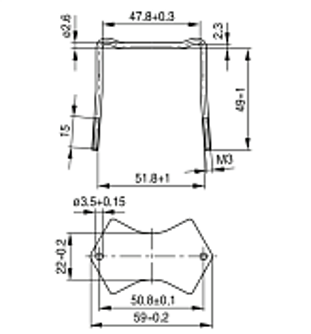 PM 50/39 Комплект скоб B65647A2000X000
