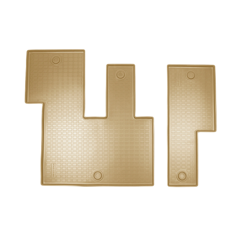 Ковры в салон Norplast/Unidec для Hyundai Staria (2021-), Бежевый, 3 ряд 8 мест, арт.NPA00-C31-664-B