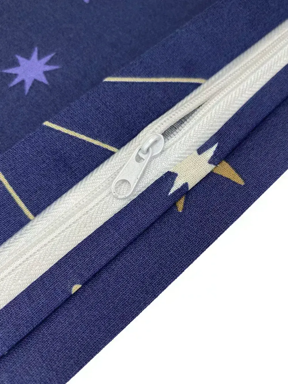 Наволочка комплект 2шт поплин Сказка "Созвездия" 45х45 см на молнии