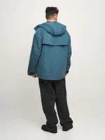 Куртка FOS с диагональными карманами аквамариновая