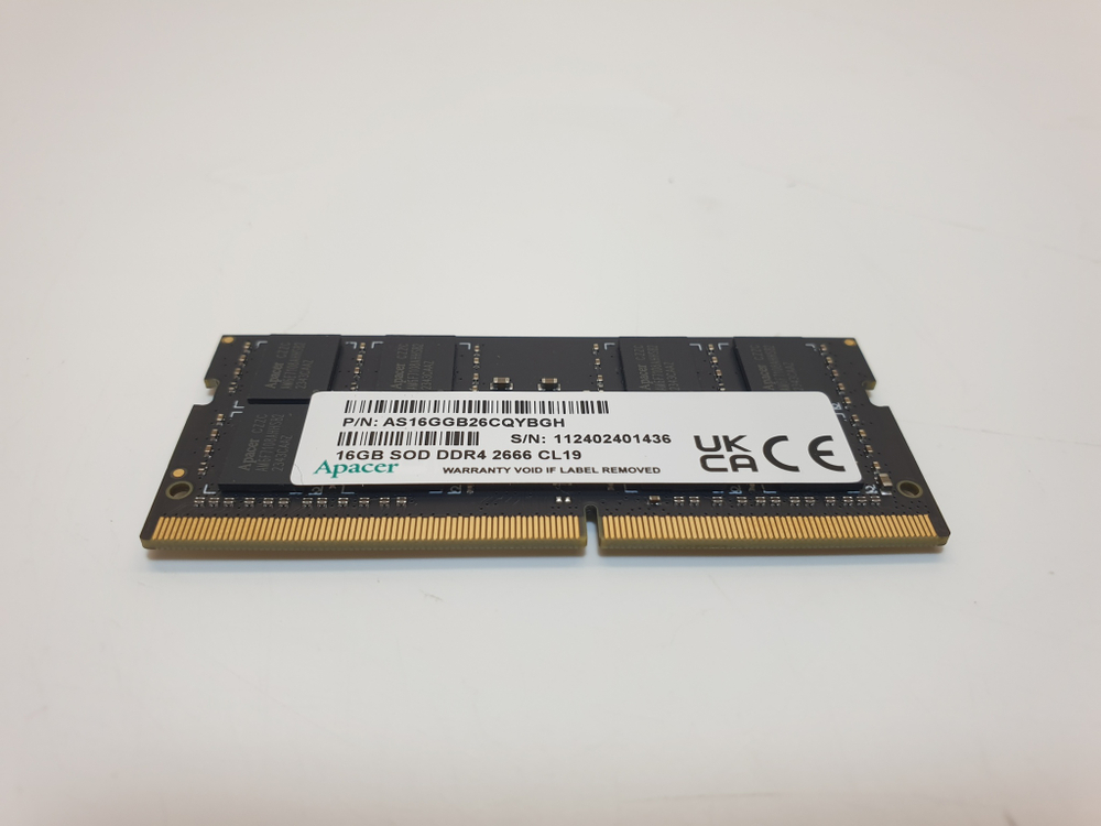 DDR4 16Gb 2666Mhz So-Dimm Apacer, AS16GGB26CQYBGH