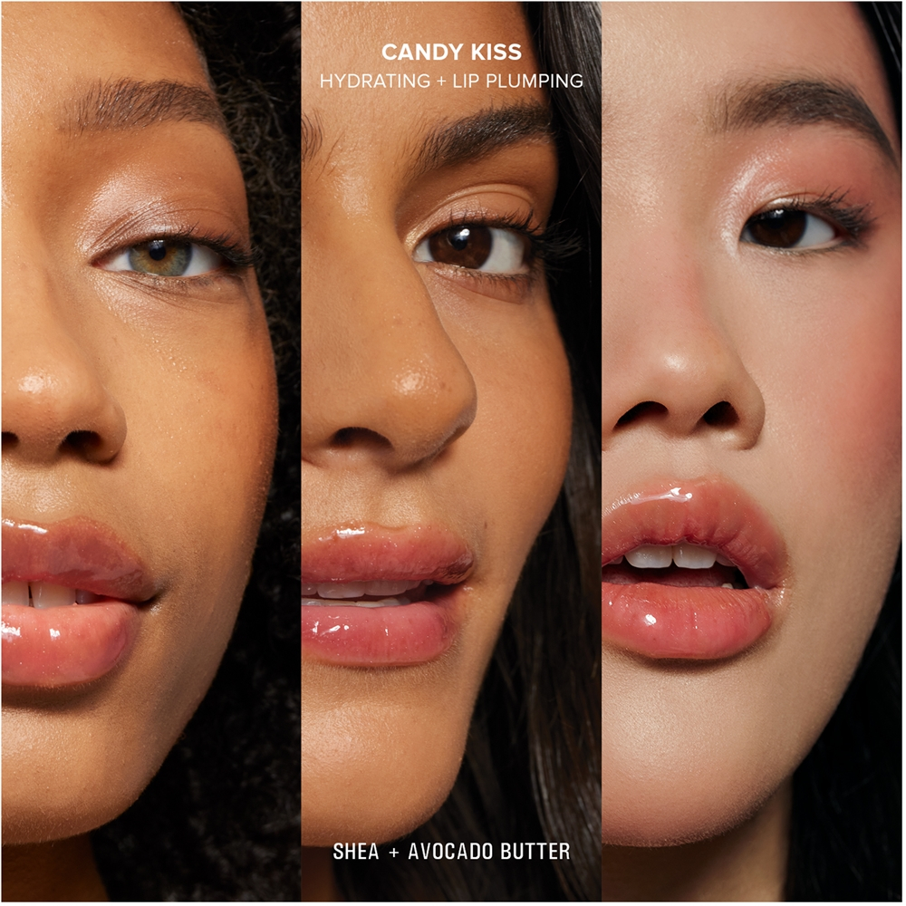 Nudestix Nudeskin Hydrating Peptide Lip Butter - Масло глубокого питания для губ оттенок Candy Kiss, 10 ml