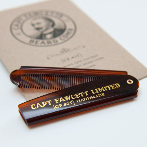 Captain Fawcett Pocket Beard Comb - Расческа для бороды