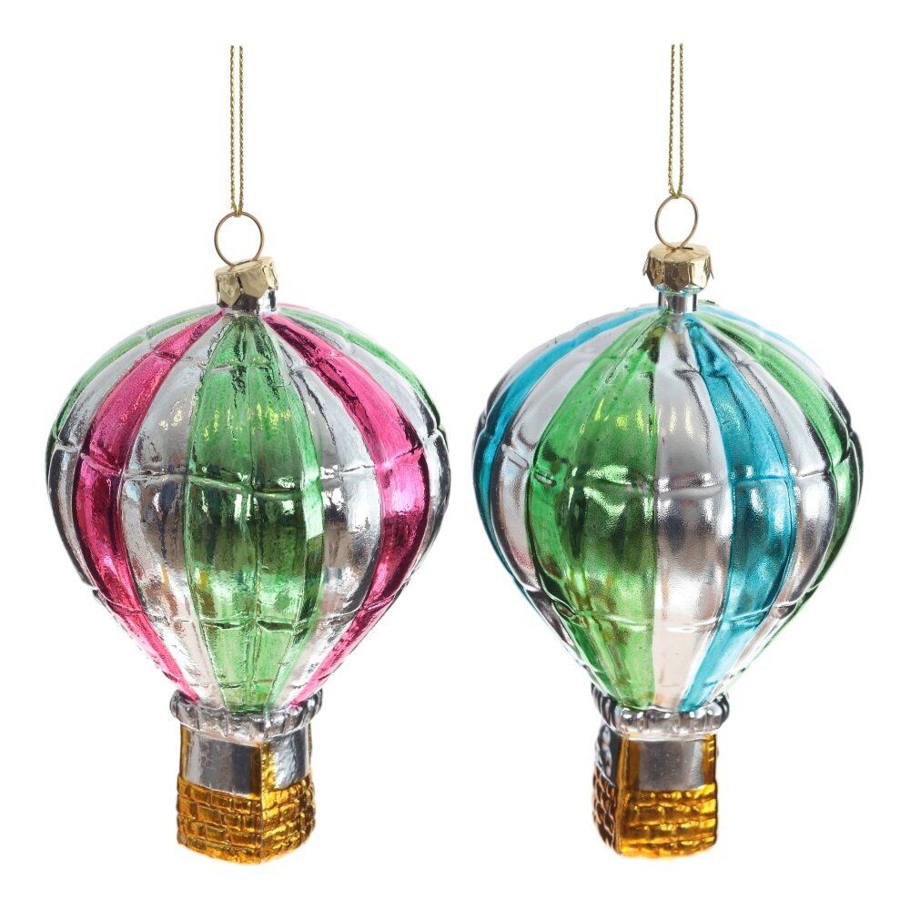 GAEM Украшение новогоднее "Воздушный шар", L8 W8 H13,5 см, 2в.