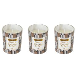 GAEM Набор из 3-х свечей ароматических, D 4.5 см, L21 W10 H5,5 см