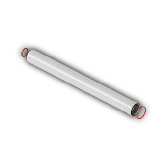 Удлинение дымохода коаксиальное D60/100 L1000 мм