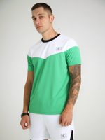 футболка спортивная город горький белый зеленый