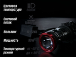 Светодиодные лампы H4, мини линзы H4, LED лампы H4, белые 5500k, 10800Lm, LED линзы, 2 шт