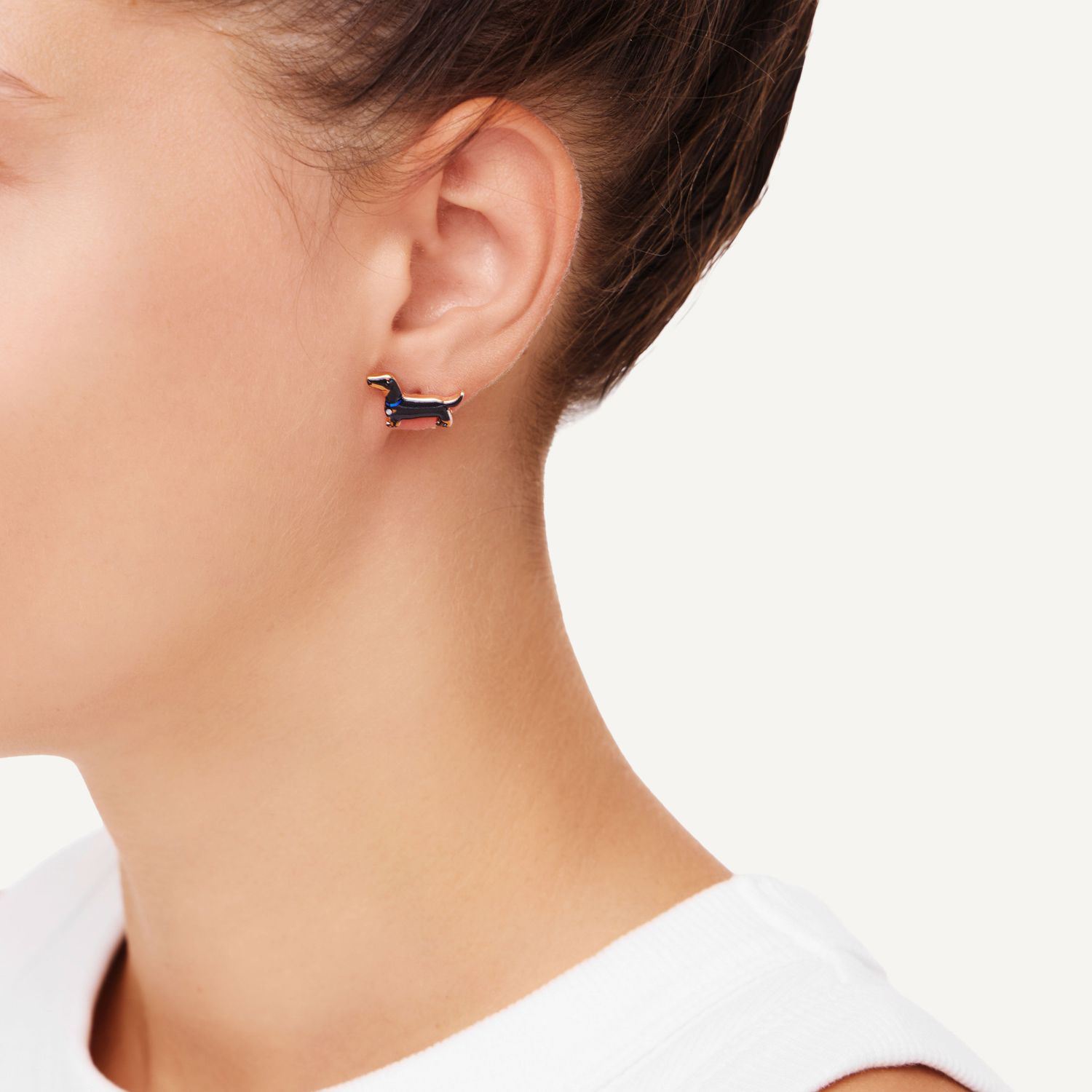 Серьги Doggy Stud Earrings – Dachshund