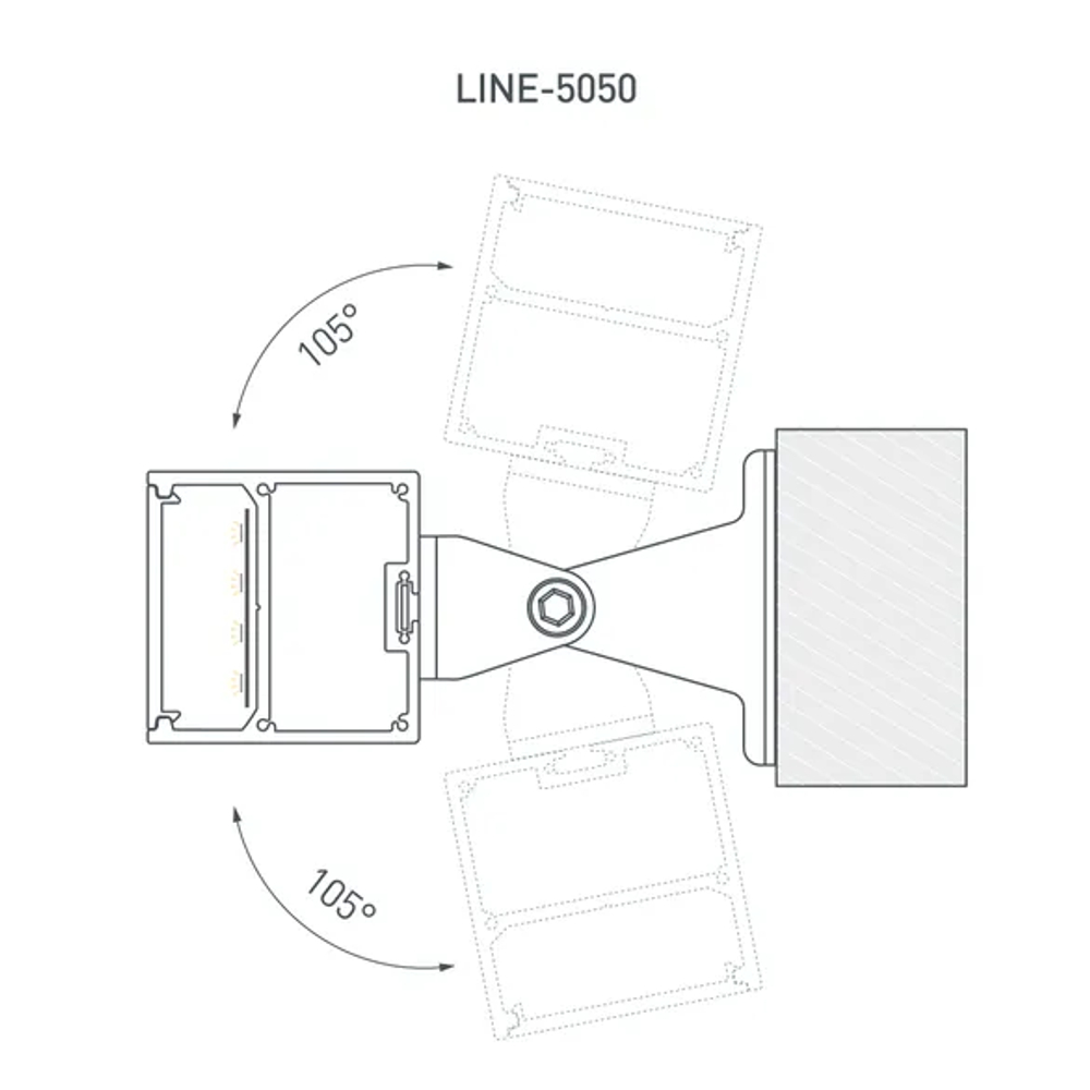 Профиль SL-LINE-5050-2000 BLACK (BY) (Arlight, Алюминий) 059808