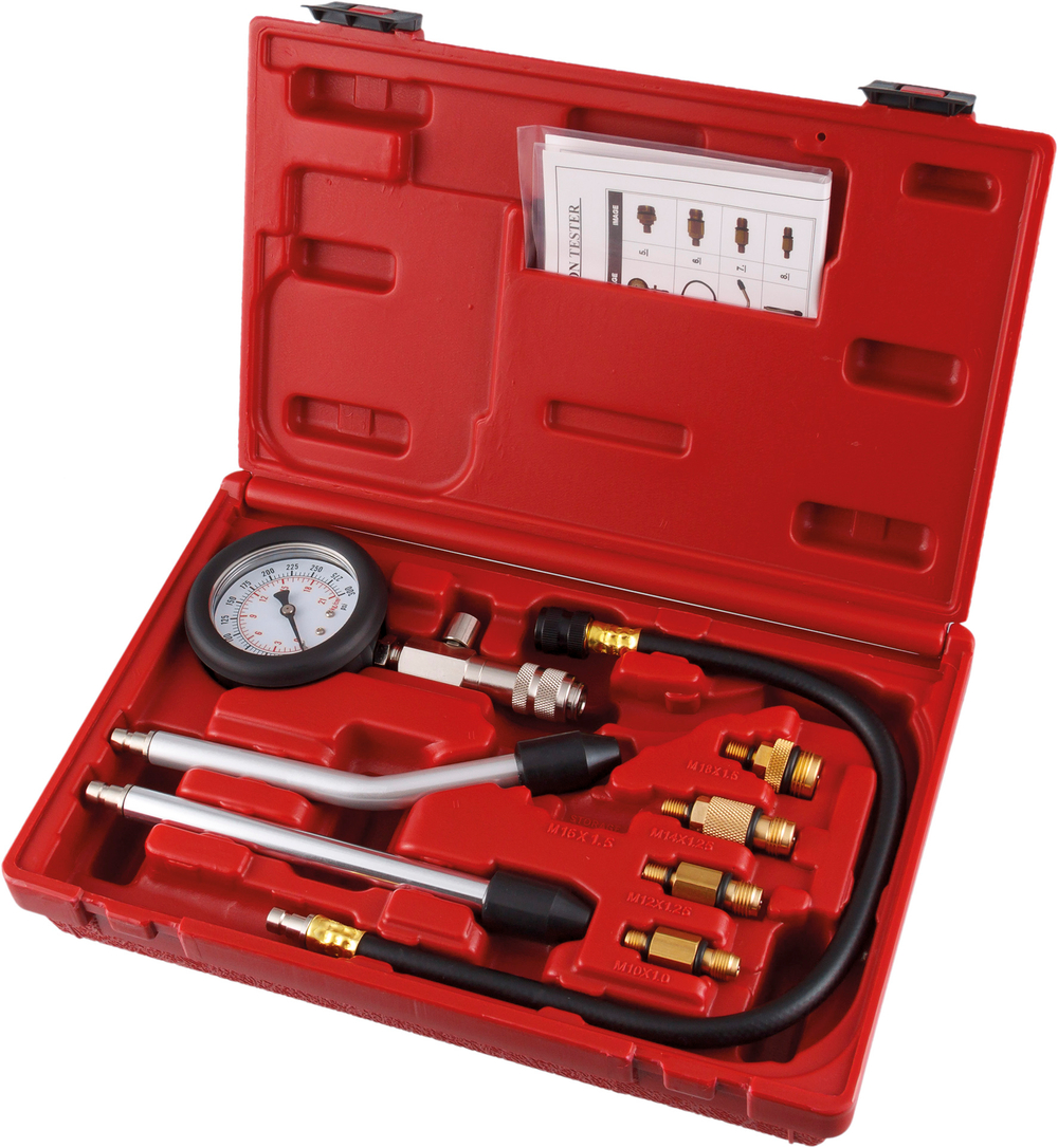 Компрессометр бензиновый с насадками и переходниками СТАНКОИМПОРТ