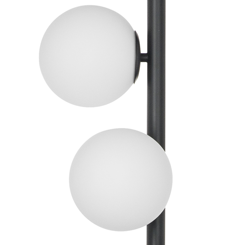 815757 Торшер CROCO 5х40W E14 ЧЕРНЫЙ МАТОВЫЙ