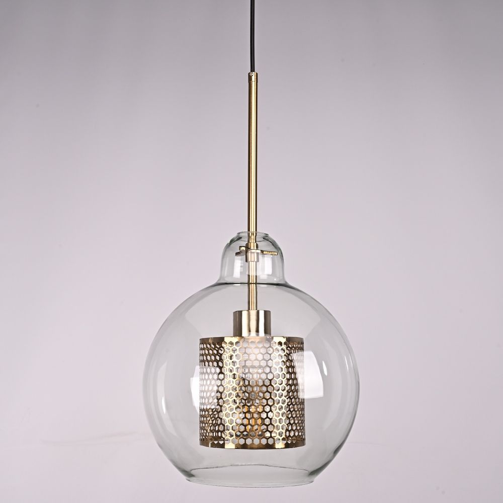 Подвесной светильник CATCH F pear brass D25