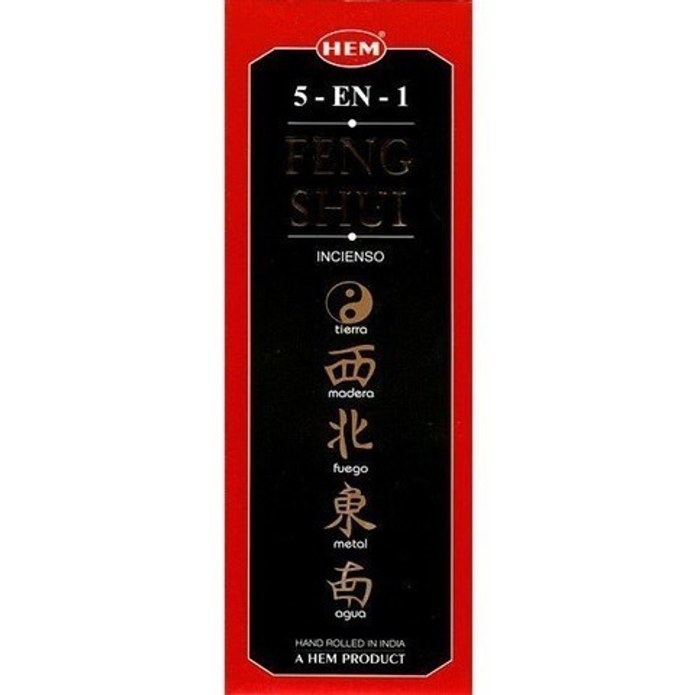 HEM Feng Shui 5 in 1 шестигранник Благовоние Фэн Шуй 5 в 1