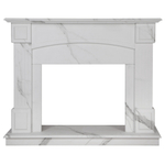 Портал Real Flame Carolina 25,5 WT Мрамор белый