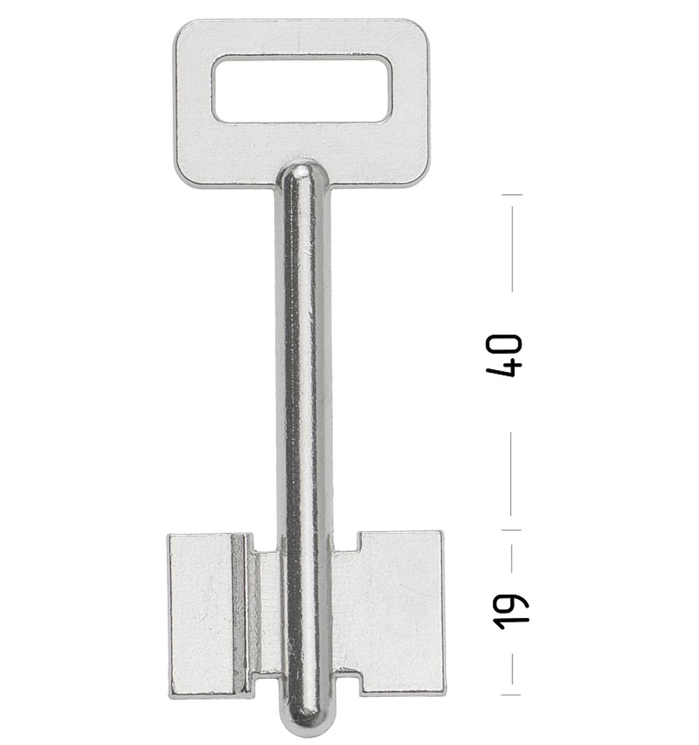 Заготовка сувальдного ключа 12809 ERV1D