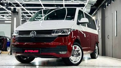 Volkswagen Caravelle в цветной полиуретан Carbins PPF Bloody Red GP-05C 👌