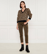 Шерстяной свитер Liu Jo - бежевый(WF4436 MA30P)