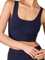 Женский укороченный бесшовный топ (Размер: XL) (Цвет: молочный)