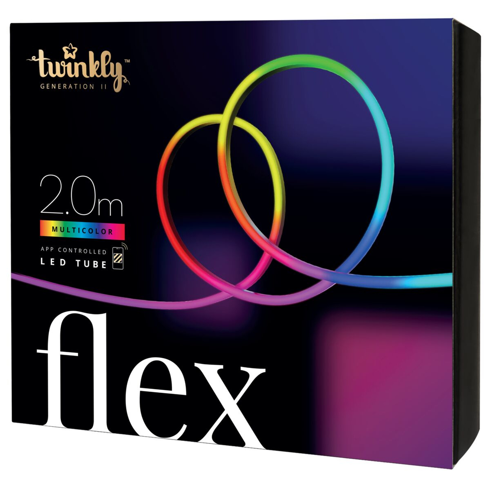 Светодиодная лента Smart Light 2м - Twinkly Flex - 200 шт. RGB + BT + Wi-Fi ( TWFL200STW-WEU )