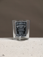 Подарочный набор «Мужской подарок», гель для душа виски, гель для душа кола, стакан для виски, Чистое счастье