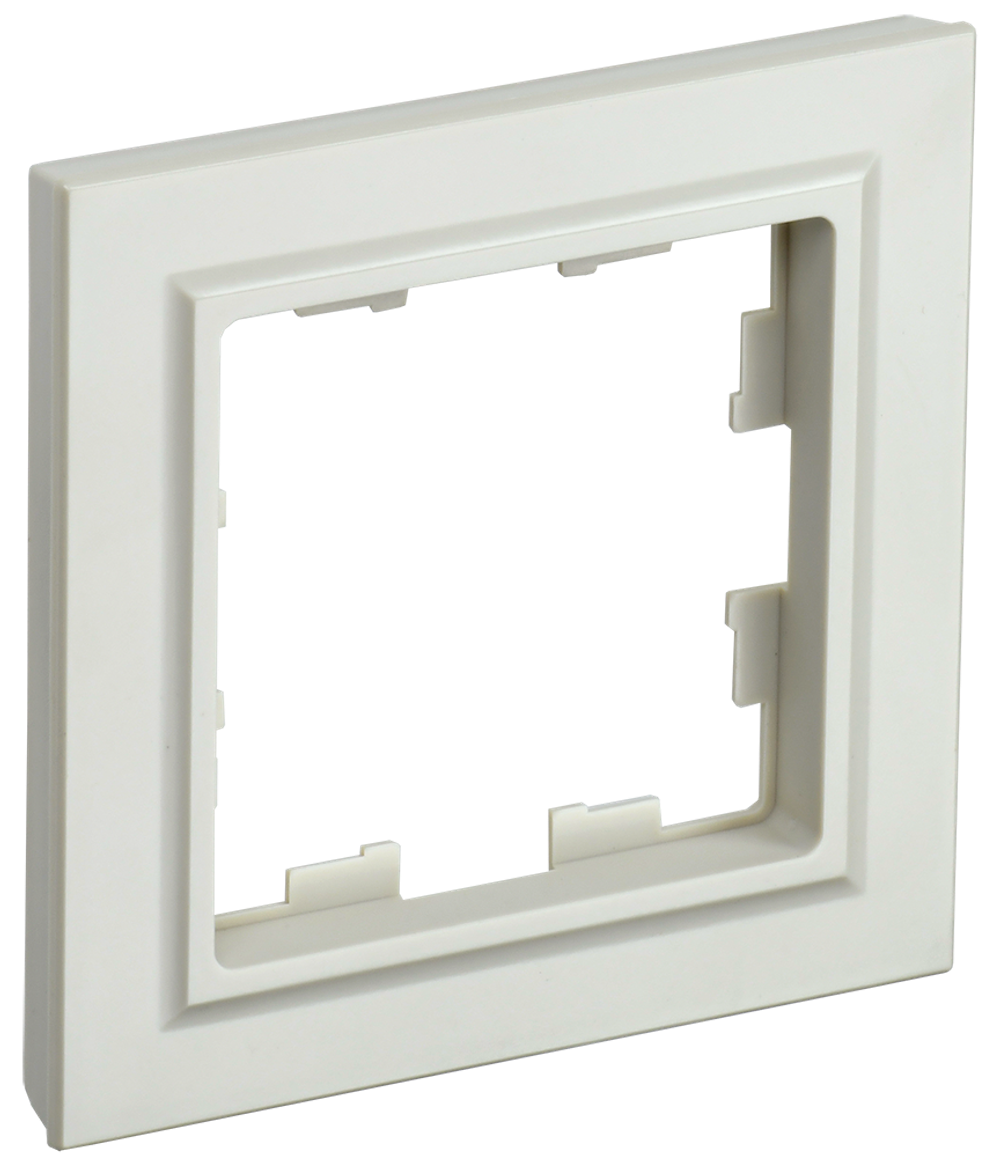 BRITE Рамка 1-местная РУ-1-БрКр бежевый IEK