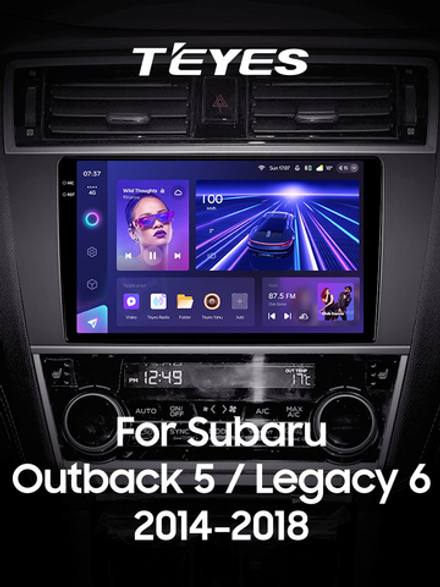 Teyes CC3 2K 9"для Subaru Outback, Legacy 2014-2018