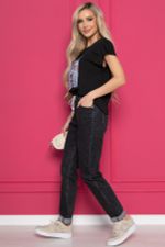 Джинсы "Вечерняя прогулка" (графит) Б8544 LT Collection