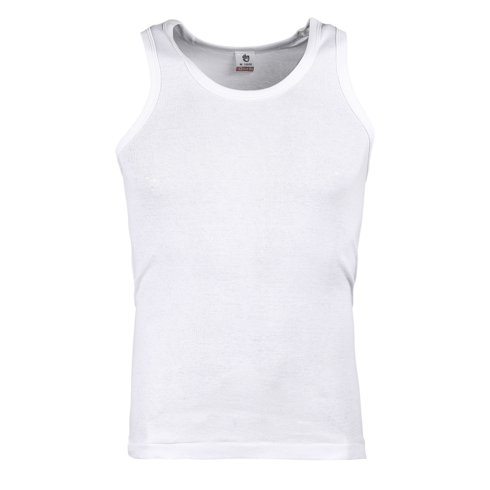 Мужская майка белая. Набор 2 штуки QianBA QB52472