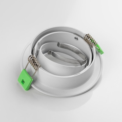 011610 Светильник SINGO BASE Round X1 MR16 БЕЛЫЙ