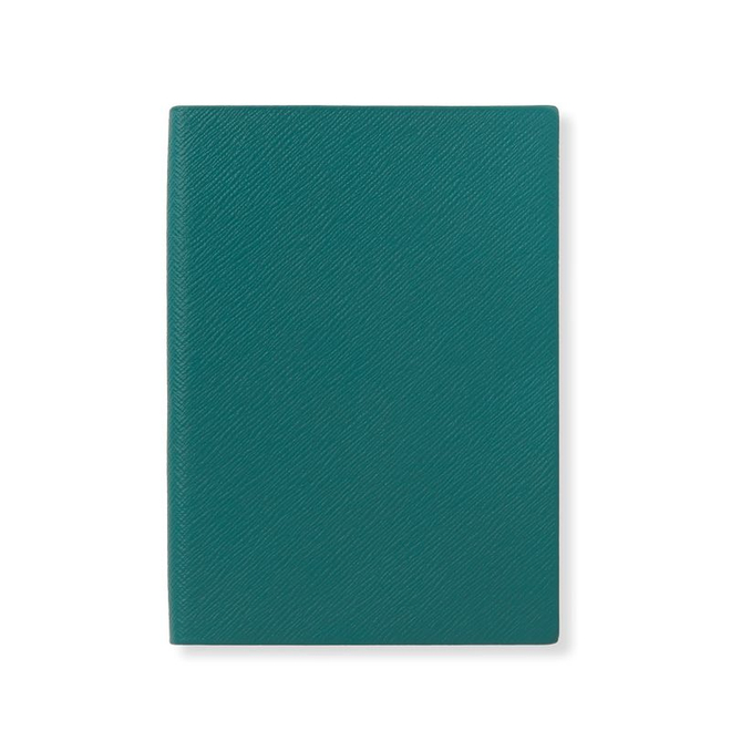 Smythson Блокнот Soho Notebook in Panama Stars Navy