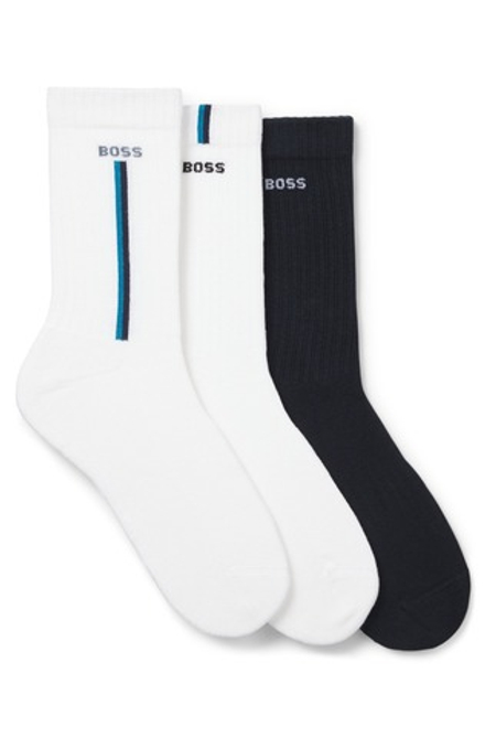 Носки (3 пары) мужские BOSS 3PQS VerticalLine VB