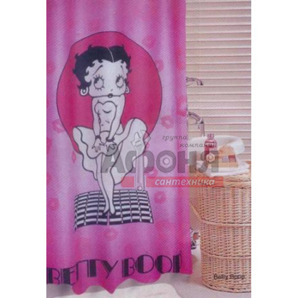 Штора для ванной "ZALEL" ФОТОПРИНТ DISNEY Betty Boop 180х200