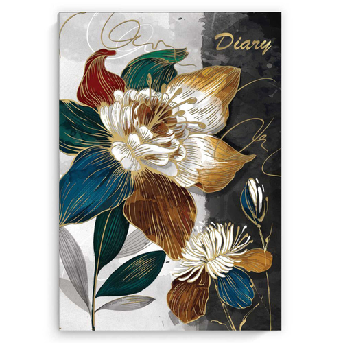 Ежедневник А5 80л интегр фольг"Диари.Волшебный цветок" ФЕНИКС+ 58266