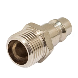Штуцер для быстроразъема пневматического, наружная резьба 3/8'' FORCEKRAFT FK-SE2-3PM