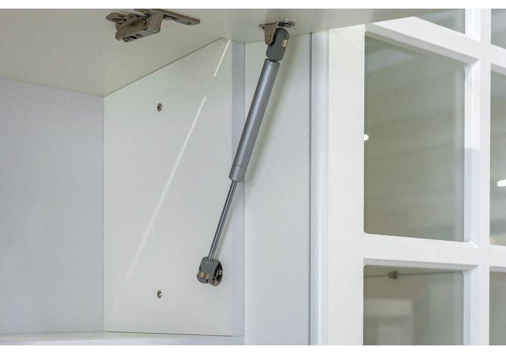 Модульная гостиная Ливерпуль белый / ясень ваниль НМ-1012-100 комплектация 4