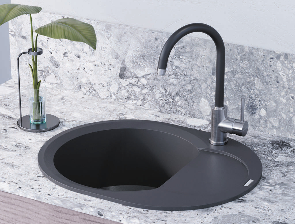 Мойка Omoikiri Sakaime 60E-GR Tetogranit | Leningrad grey