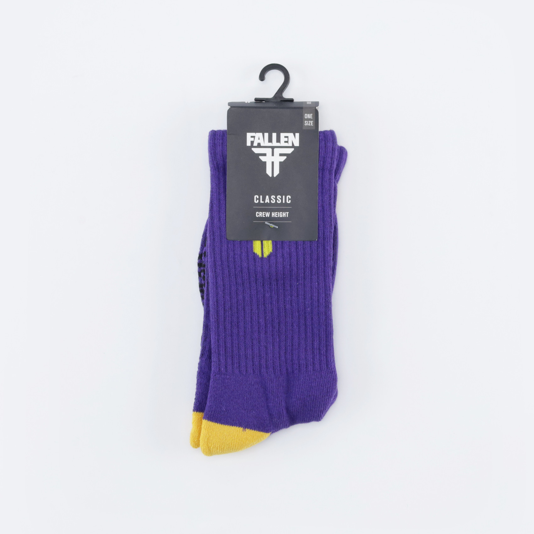 Носки Fallen Trademark Sock (purple/yellow) артикул:FMJ1ME02 - купить в магазине Дайс