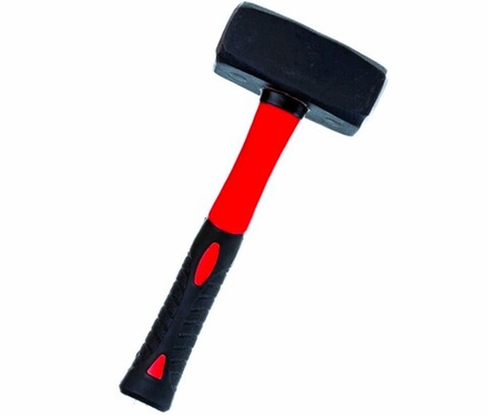 БИБЕР 85172 Кувалда кованая фиберглас. рукоятка "Профи" 1,5кг