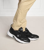 кроссовки retro tennis CALVIN KLEIN JEANS - черный(YM0YM00589)