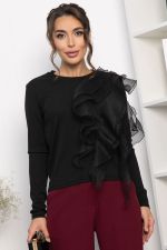 Блуза Риана (черная) Б14224-5М LT Collection
