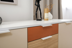 Комод Марвэл 16.234.02, Белый, Сатин, Плэйн, Безмолвная пустыня