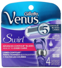 Сменные кассеты для бритья Gillette Venus Swirl 4 шт