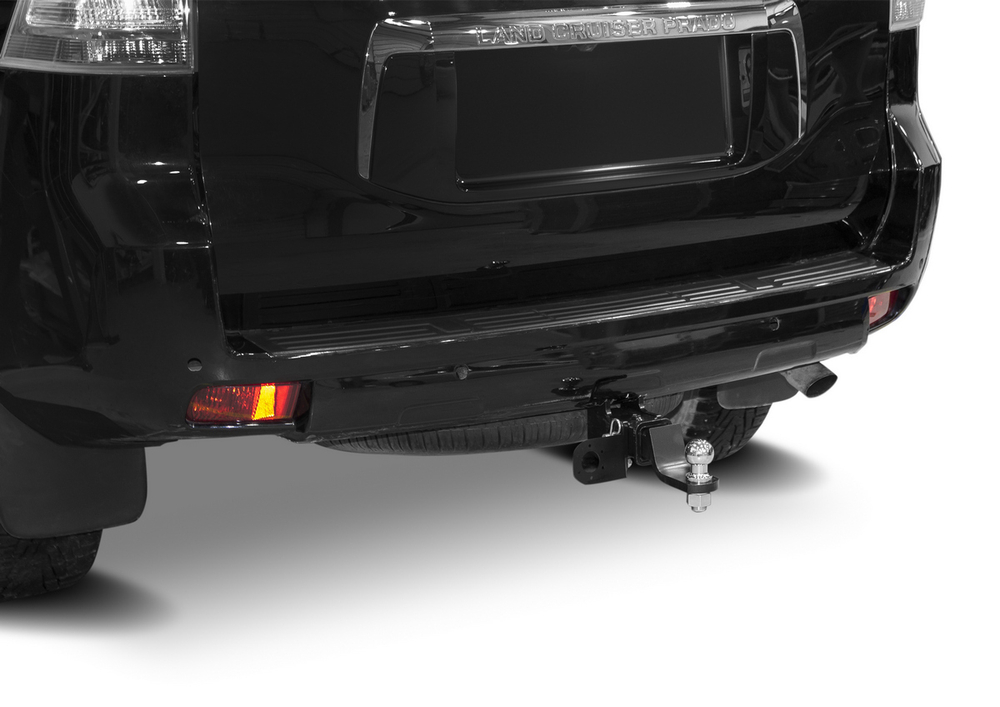 Фаркоп под квадрат c электрикой Smart для Toyota Land Cruiser Prado 120 2002-2009, шар E, 2200/120 кг, F.5714.003