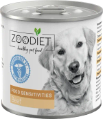 Консервы диета для собак Zoodiet Food Sensitivities Beef Говядина чувствительное пищеварение 240 г