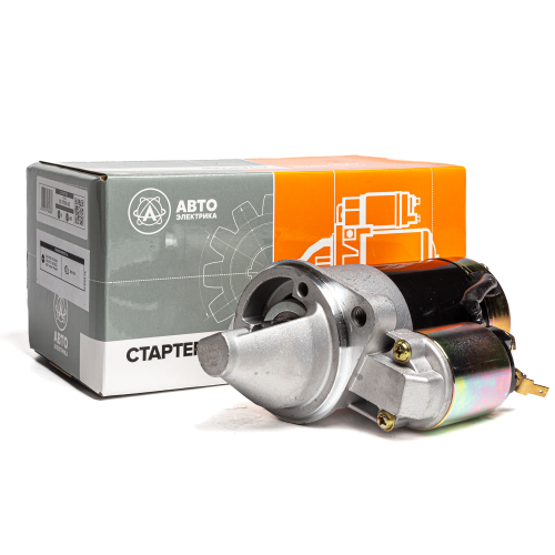 Стартер редукторный, ГАЗ, УАЗ, дв. ЗМЗ, 12 В, 1.2/2.0 кВт, 9 зуб. (ан. 924.3708, 5742.3708, 6012.3708)