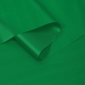 Ткань Атлас-сатин 67 г/м² 100% полиэстер шир.150 см  цв.зеленый