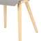 Стул Yard светлое дерево с серым сиденьем