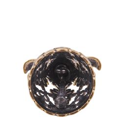 AM-4155 Колокольчик «Бант» (латунь, янтарь)