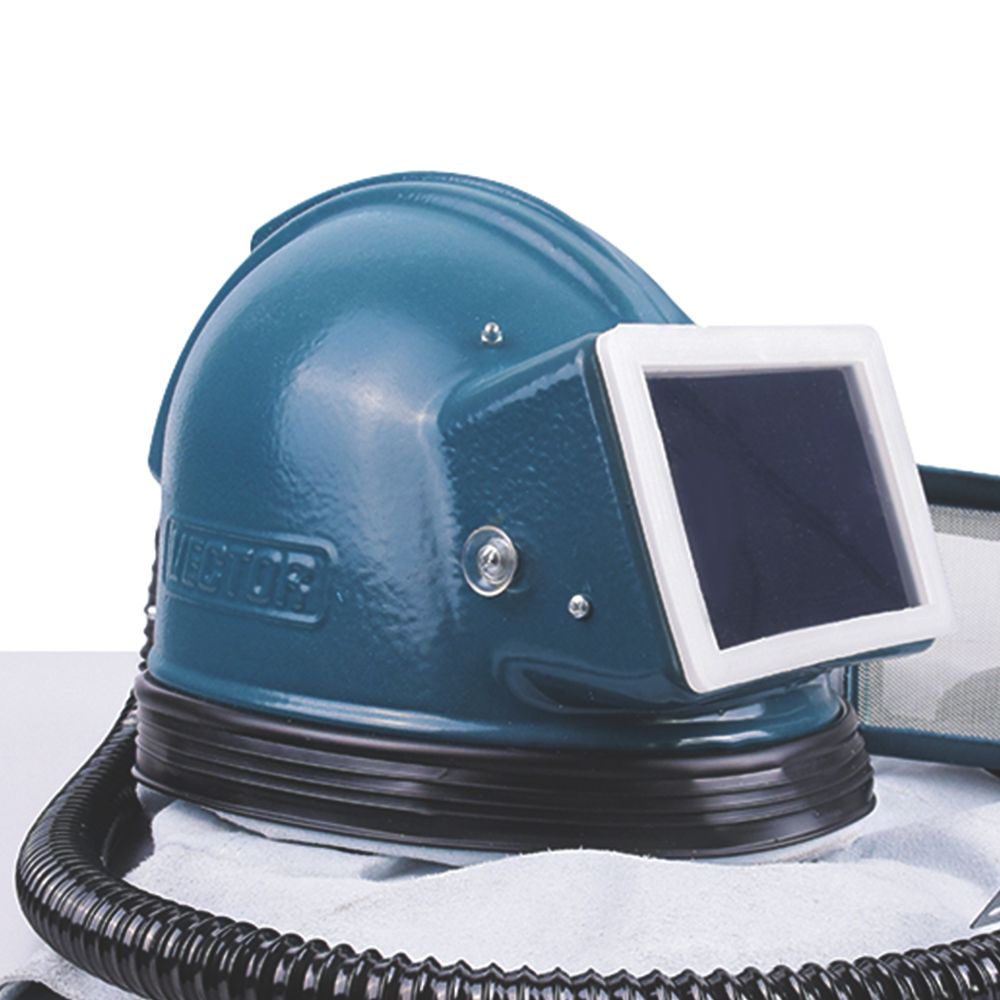 Шлем дробеструйщика Vector обрезиненный 54000